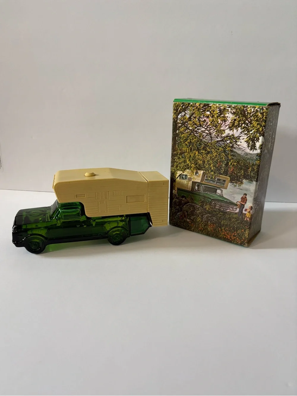 Vintage Avon “The Camper” Aftershave Decanter